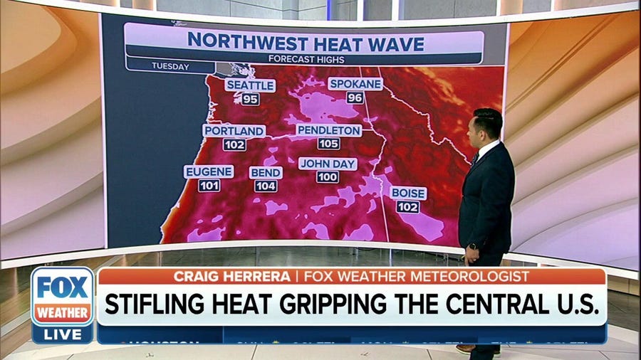 Sizzling temps take aim at the Northwest