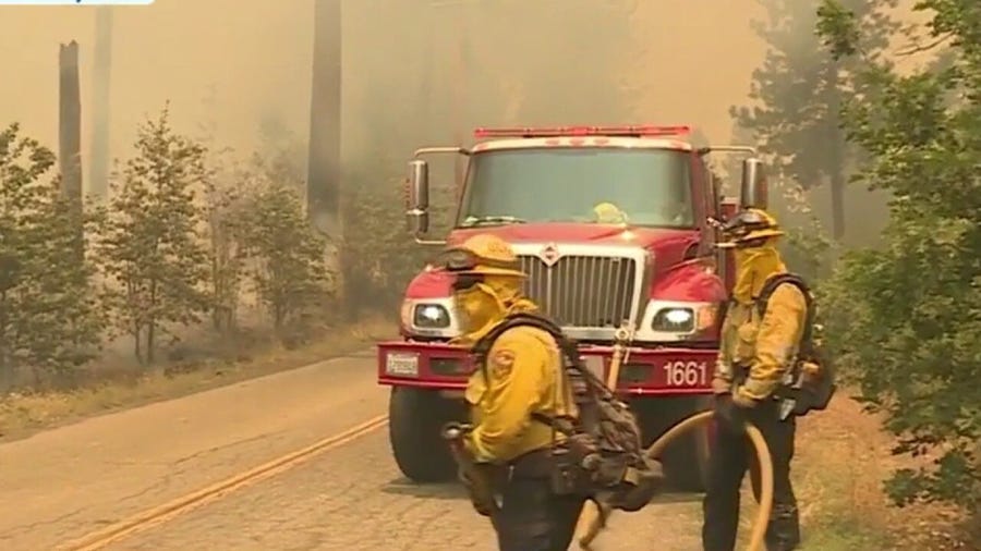 Oak Fire in California sending smoke into neighboring states