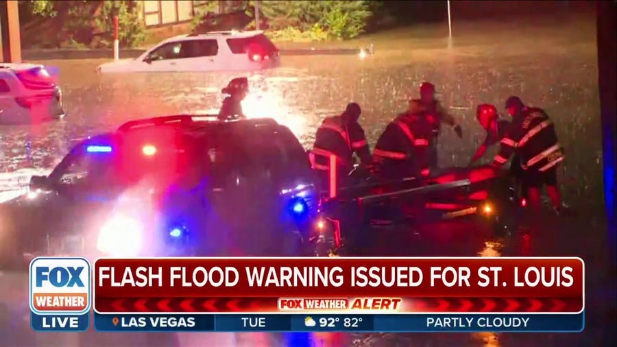 Flash Flood Emergency issued for St. Louis, Missouri