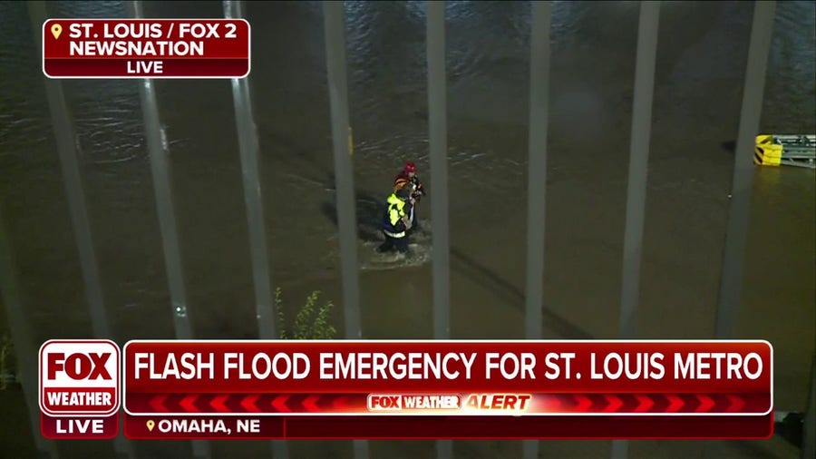 Water rescues underway in St. Louis, Missouri, as Flash Flood Emergency in effect