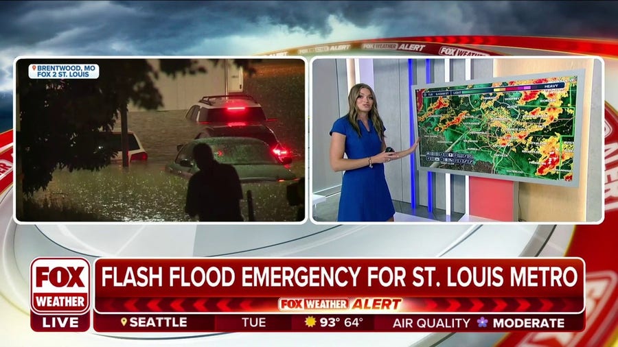 St. Louis sees wettest day in history as rainfall totals reach 6-9 inches