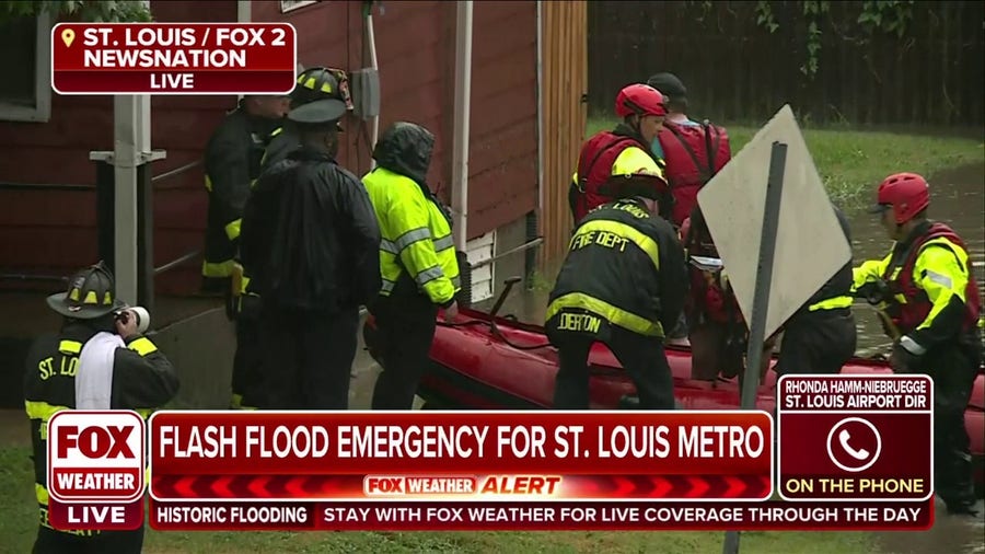 St. Louis Airport sees cancellations as flooding continues in St. Louis