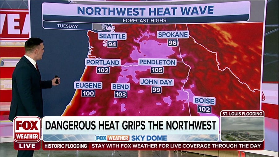 Dangerous heat gripping the Pacific Northwest