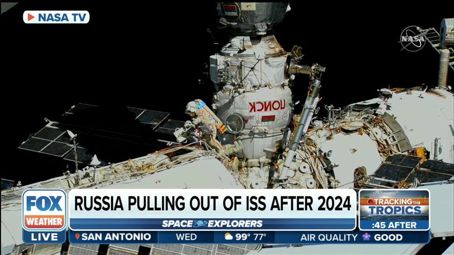 Russia pulling out of ISS after 2024