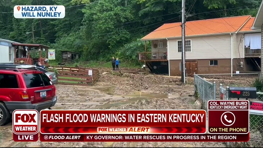 Numerous water rescues underway as destructive flooding continues in Kentucky