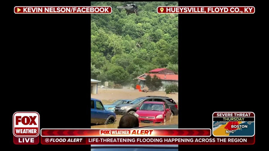 National Guard carries out rescue in Floyd County, KY