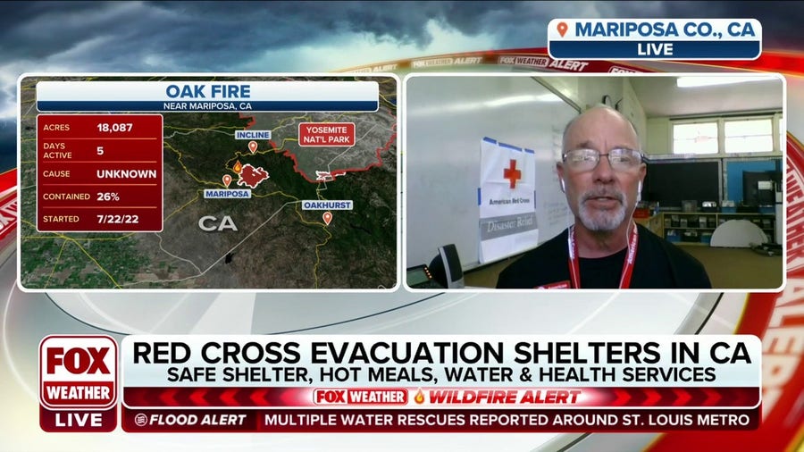 American Red Cross provides shelter to Oak Fire evacuees