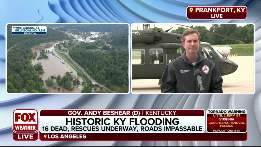 Gov. Beshear: Devastating flooding has resulted in nearly 20 deaths