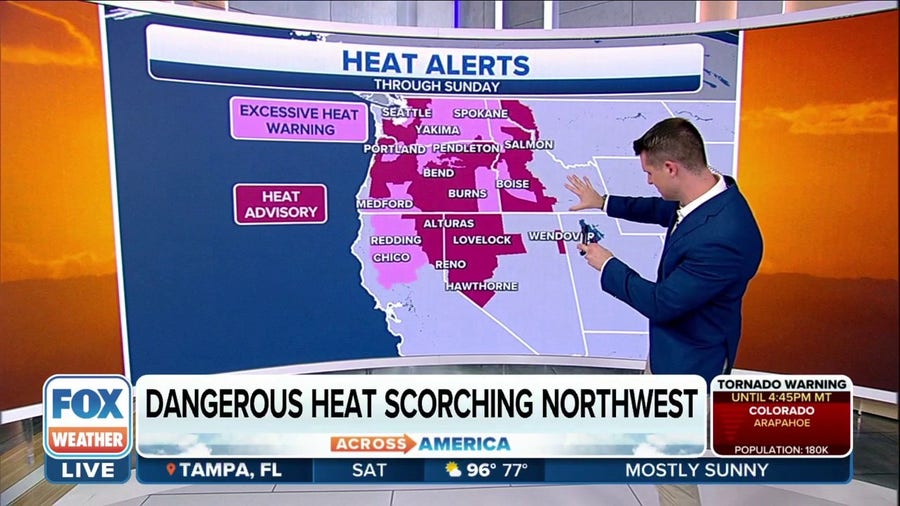 Heat wave to continue in Northwest through weekend