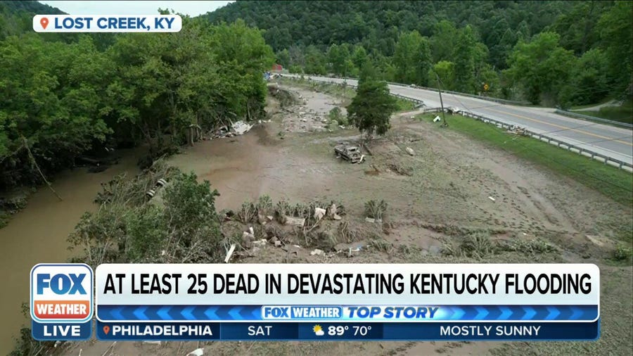 At least 25 dead after catastrophic flooding in Kentucky