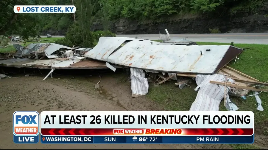 Death toll rises to 26 after catastrophic Kentucky flooding
