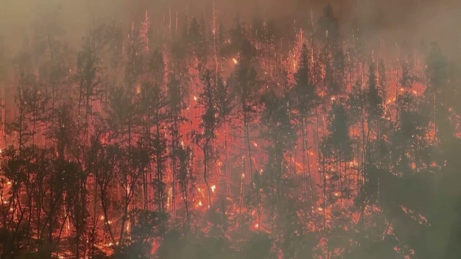 Watch: McKinney Fire scorches California landscape