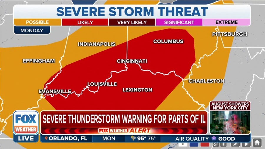 Severe storm threats continue for Appalachians, Ohio Valley, including Kentucky