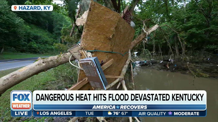 Dangerous heat to hit areas in Kentucky already devastated by flooding