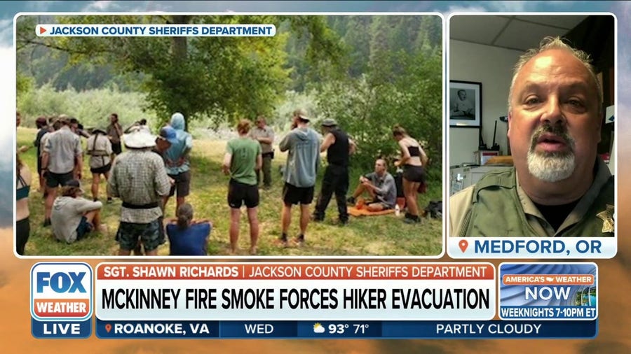 McKinney Fire rescue: Hikers brought to safety by Jackson County Sheriff's Dept.