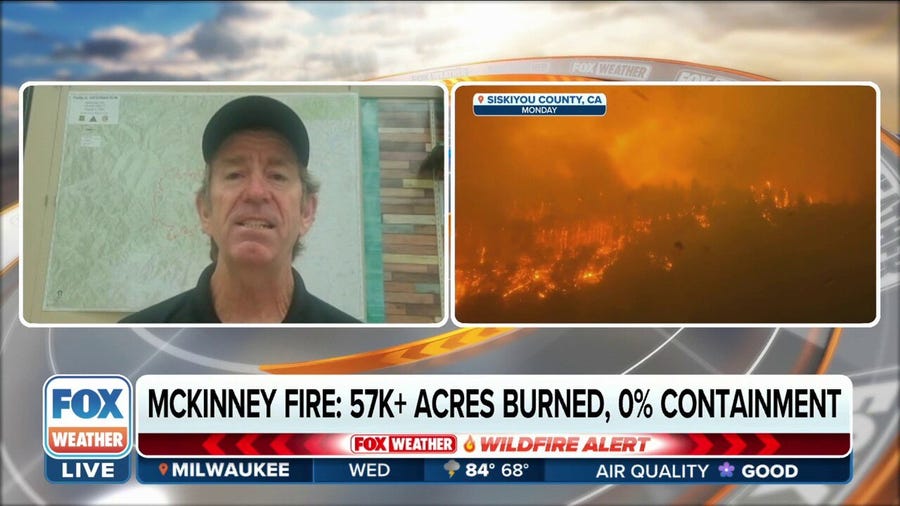 McKinney Fire burns more than 57,000 acres, storms bring flood concerns to burn scar areas