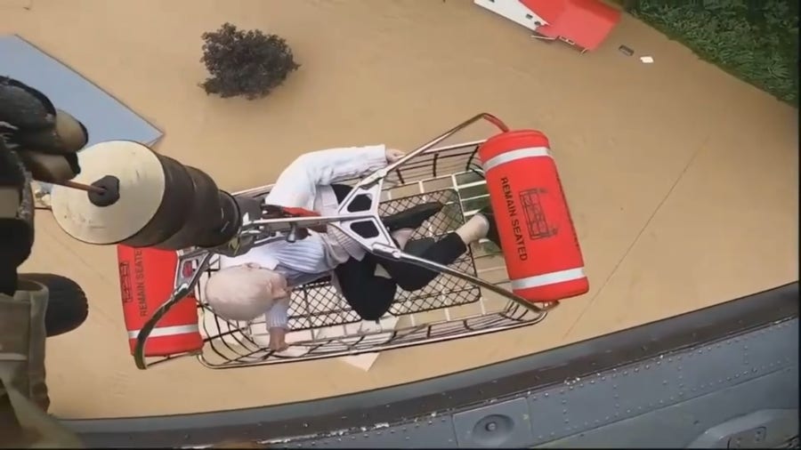 Watch: Kentuckians pulled from floods by National Guard helicopters