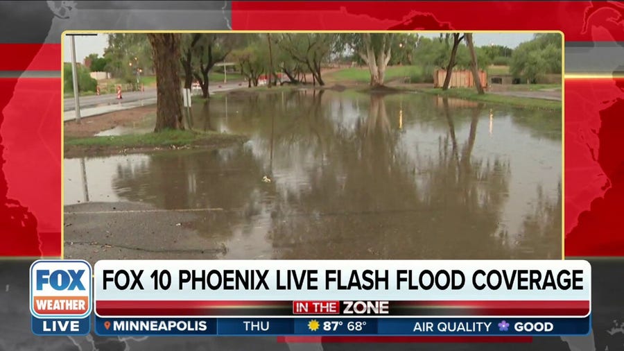 Phoenix experiencing flash flooding as storms move through