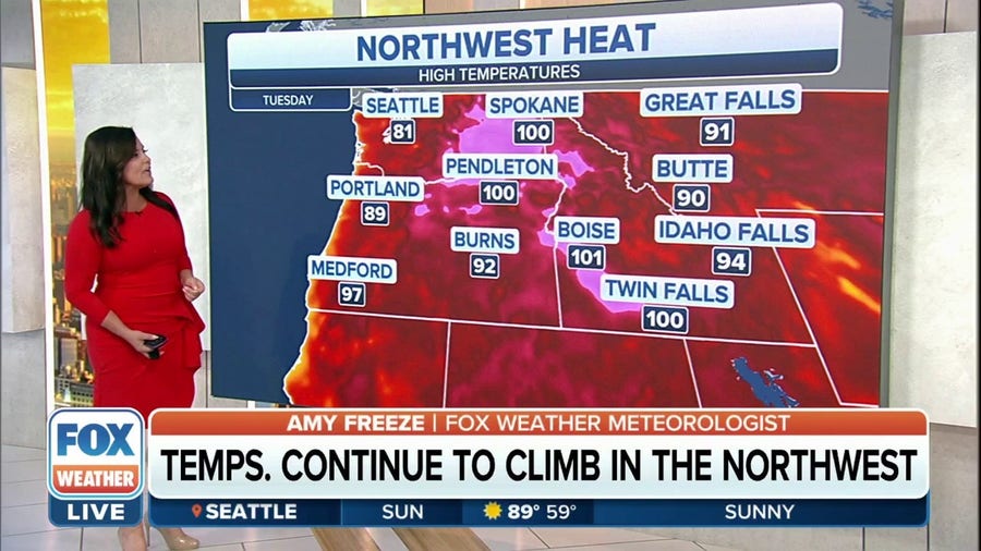 Parts of Pacific Northwest under Excessive Heat Warnings until Tuesday