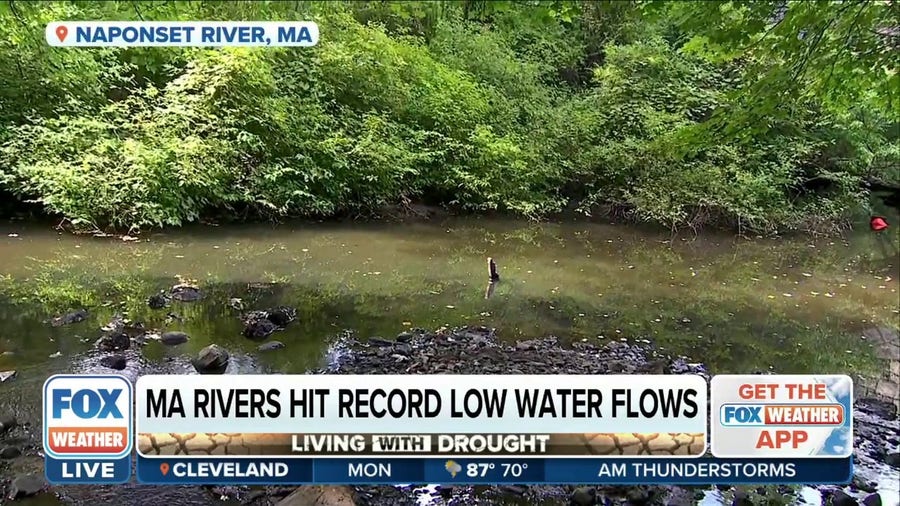 95% of Massachusetts under drought, rivers hitting record lows