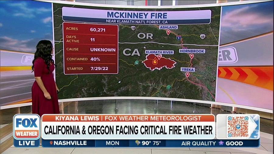 McKinney Fire in California burns 60,000+ acres, 40% contained