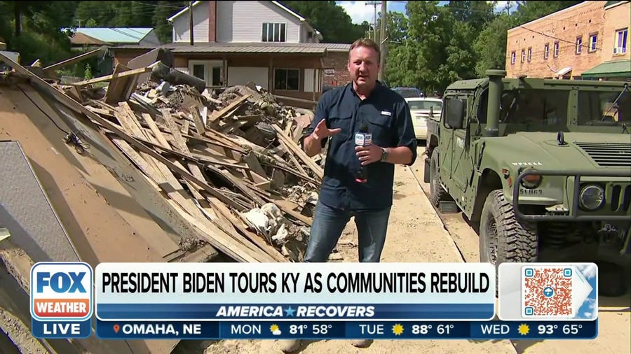 Kentucky communities rebuild from flooding amid Biden visit