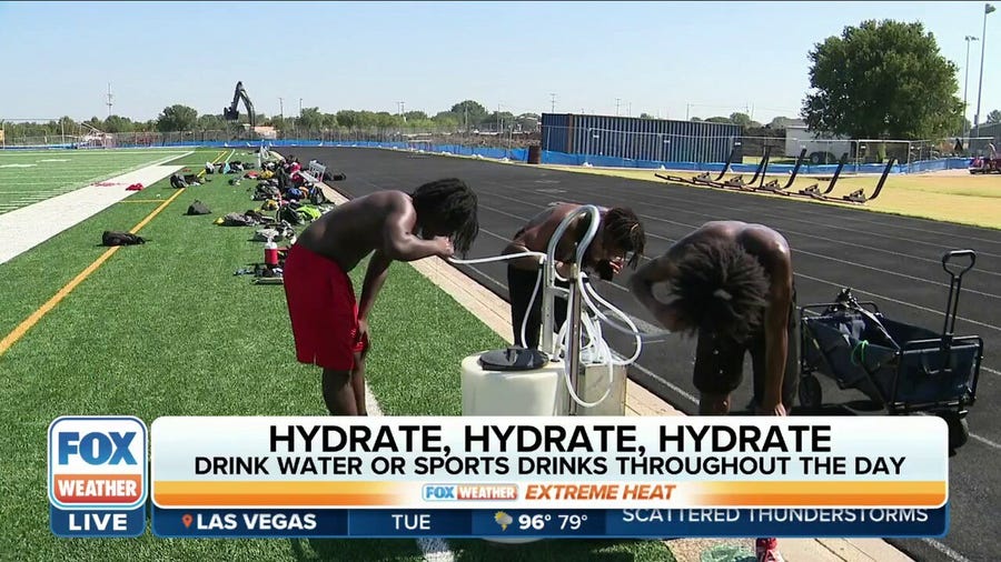 Keeping young athletes safe while practicing in the summer heat