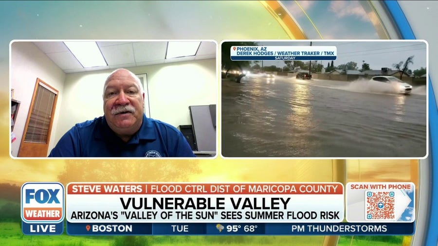 Arizona's 'Valley of the Sun' sees summer flood risk during monsoon season