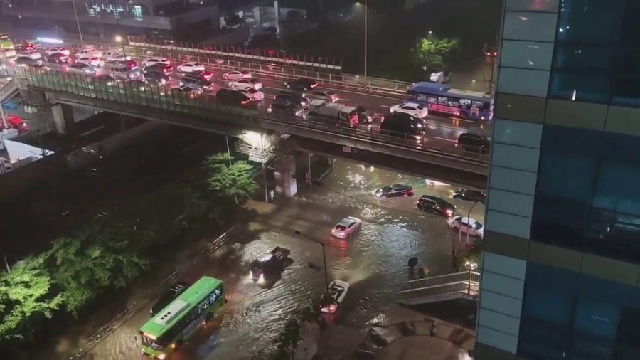 Historic rain causing extreme flooding in South Korea
