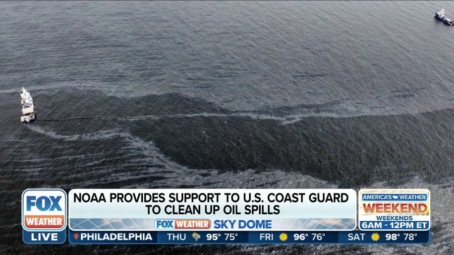 NOAA provides support to U.S. Coast Guard to clean up oil spills