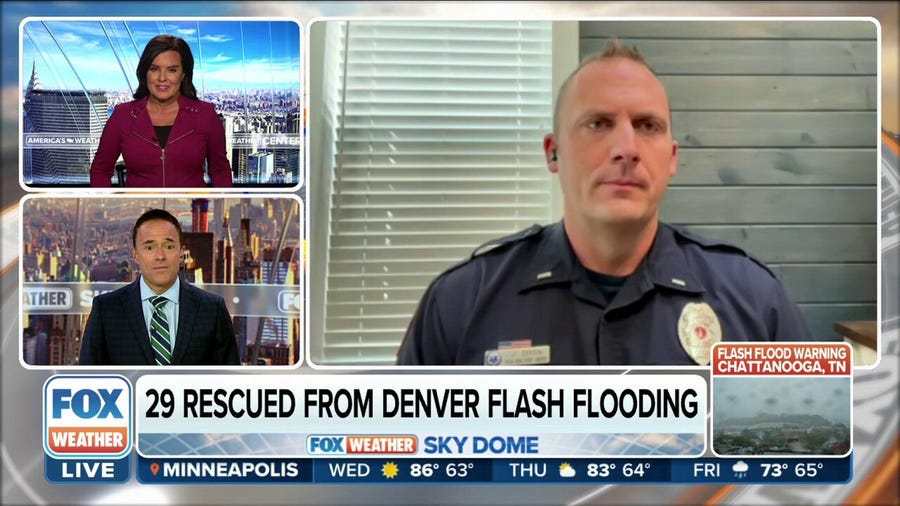 'Crazy couple of hours': Denver fire department received 78 calls in two hours amid flood