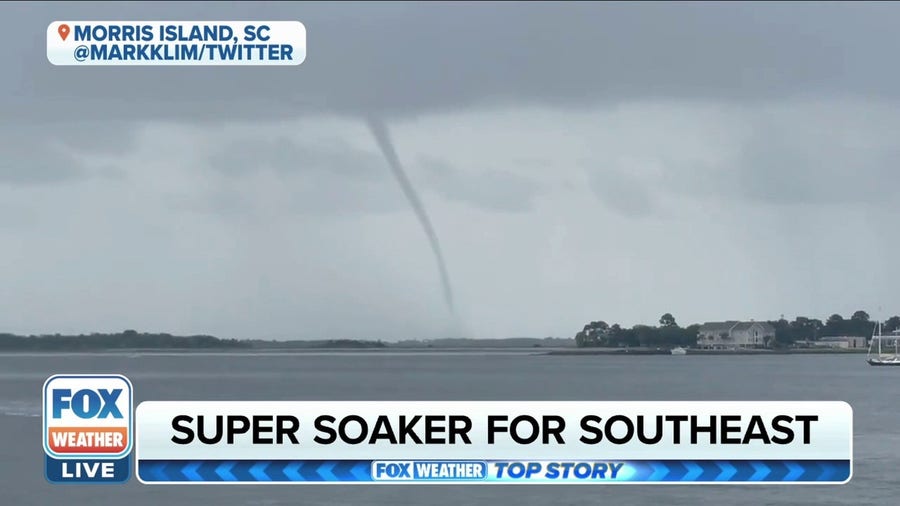 Waterspout captured on video in South Carolina