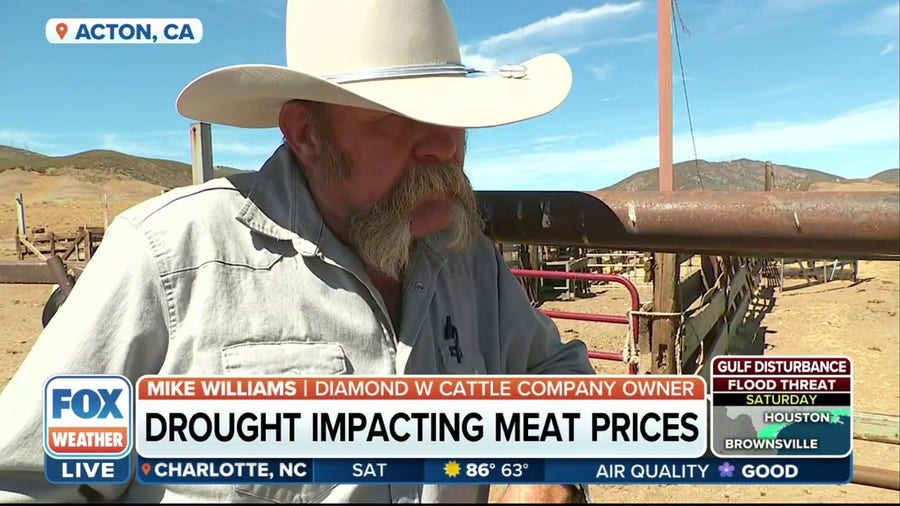 Drought is driving up meat prices, American ranchers say