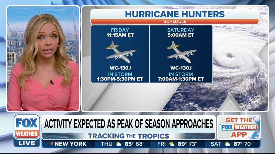 Hurricane hunters to investigate tropical disturbance