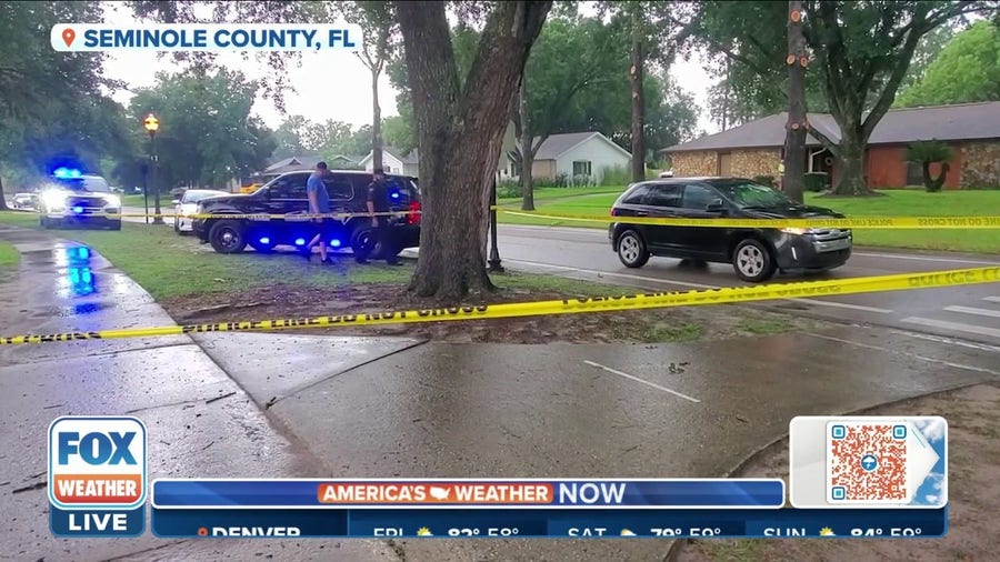 Woman dead from lightning strike in Seminole County, Florida