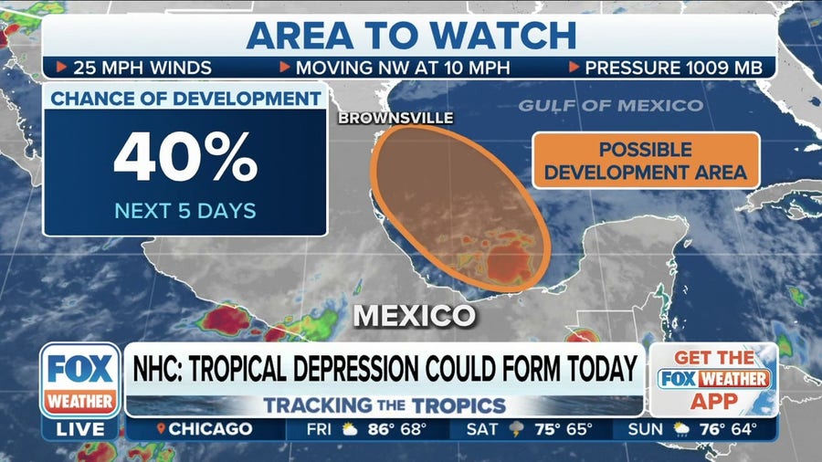 Tropical depression could form in Gulf of Mexico late Friday or on Saturday