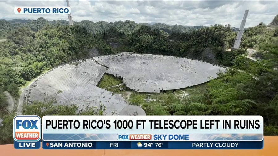 Exclusive look at crash site of world's largest radio telescope