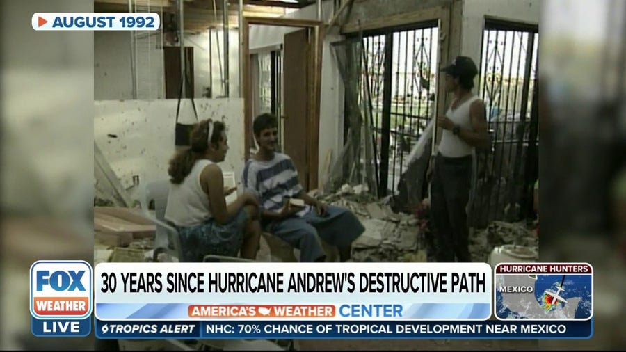 Hurricane Andrew survivor recalls living through storm 30 years later