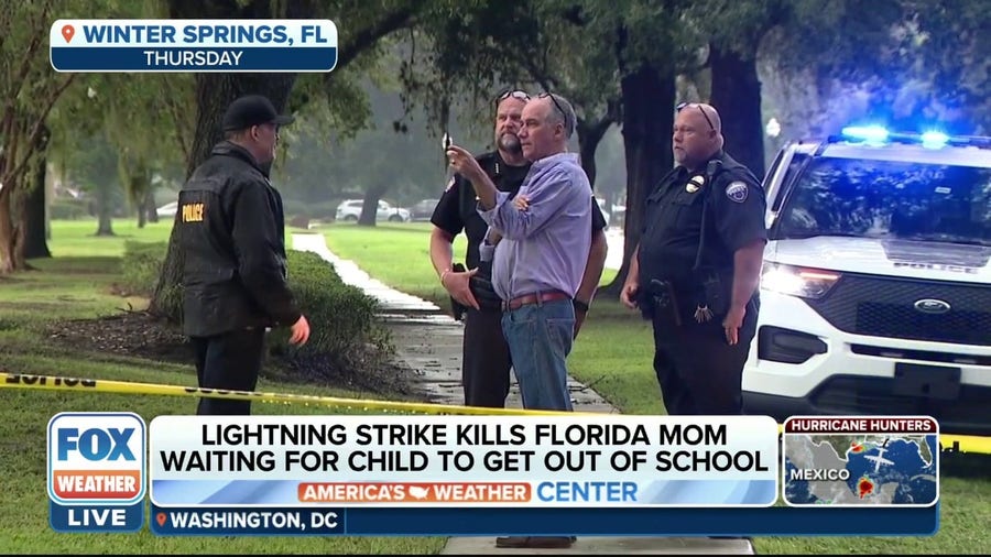 Lightning strike killed Florida mom waiting for child to get out of school