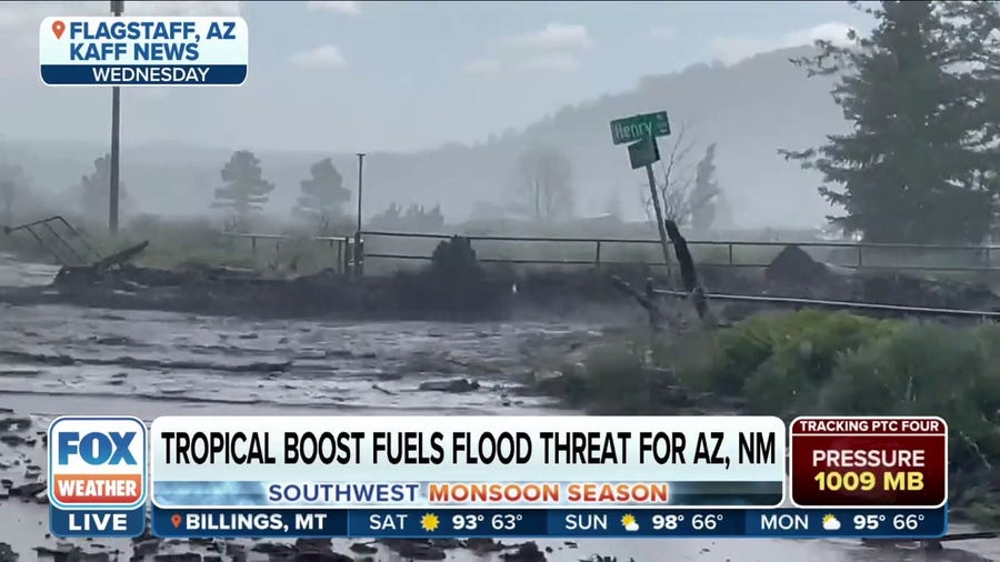 Flooding causes road damage in Arizona, more rain expected