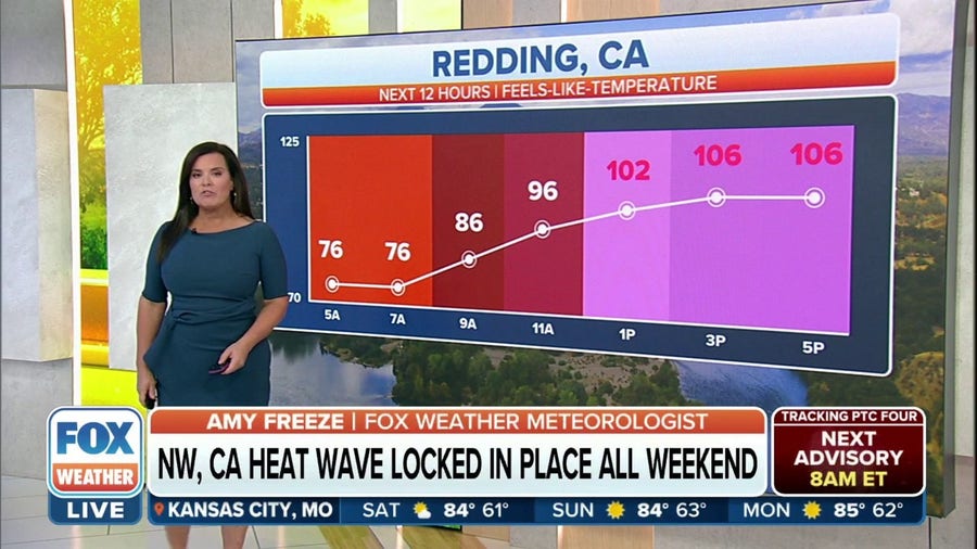 Northwest, California heat wave locked in place all weekend