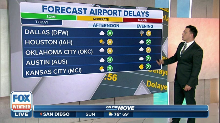 Who is expecting travel delays?