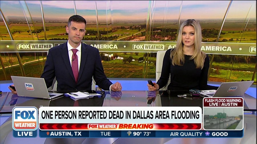 Woman dead in Dallas from major flooding