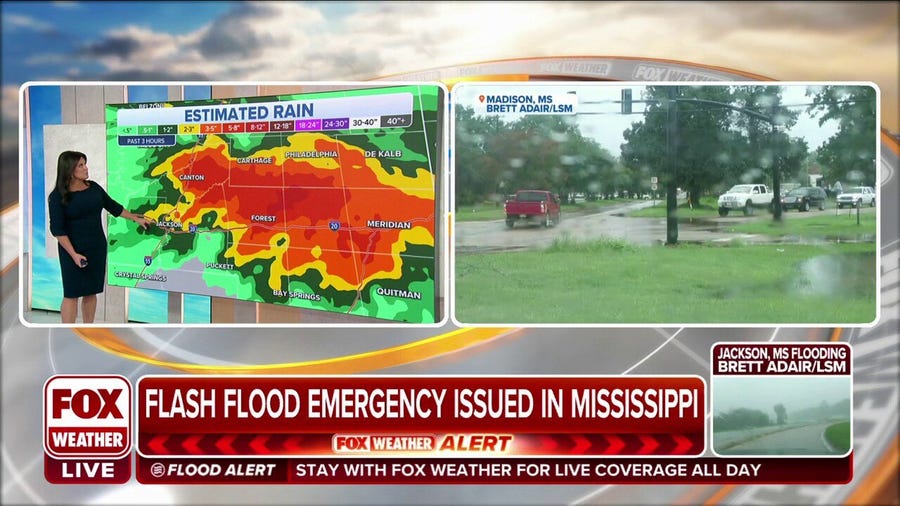 Flash Flood Emergencies issued for multiple areas in Mississippi