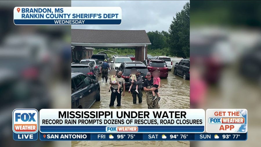 Mississippi Sheriff: We probably rescued close to 200 people from floodwaters