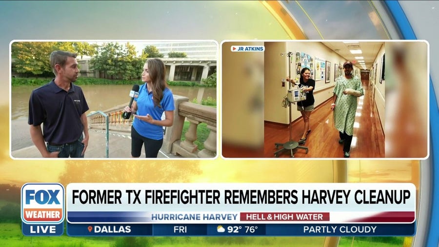 Former firefighter remembers trying to save community during Hurricane Harvey