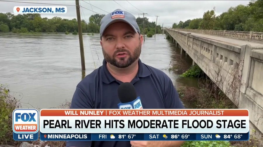 After record rainfall across Mississippi, Pearl River hits moderate flood stage