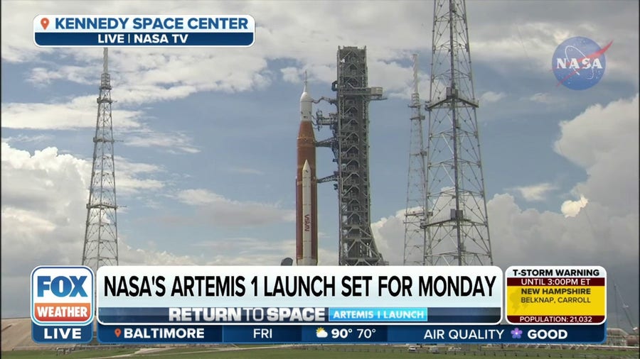 NASA's Artemis 1 launch set for Monday