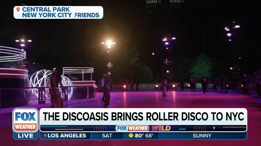 Roller disco arrives in Central Park, skaters find their groove