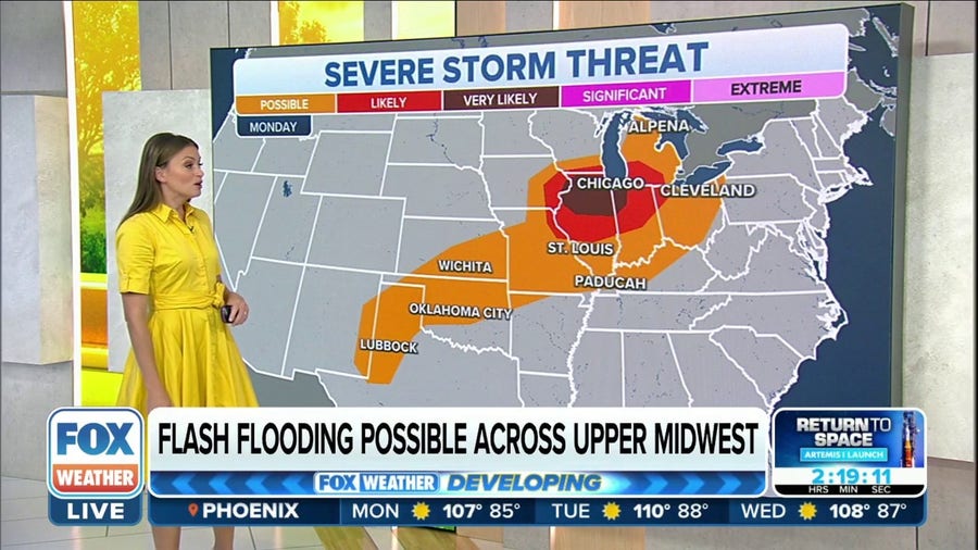 Severe storms could bring hail, strong wind gusts, tornadoes to Upper Midwest